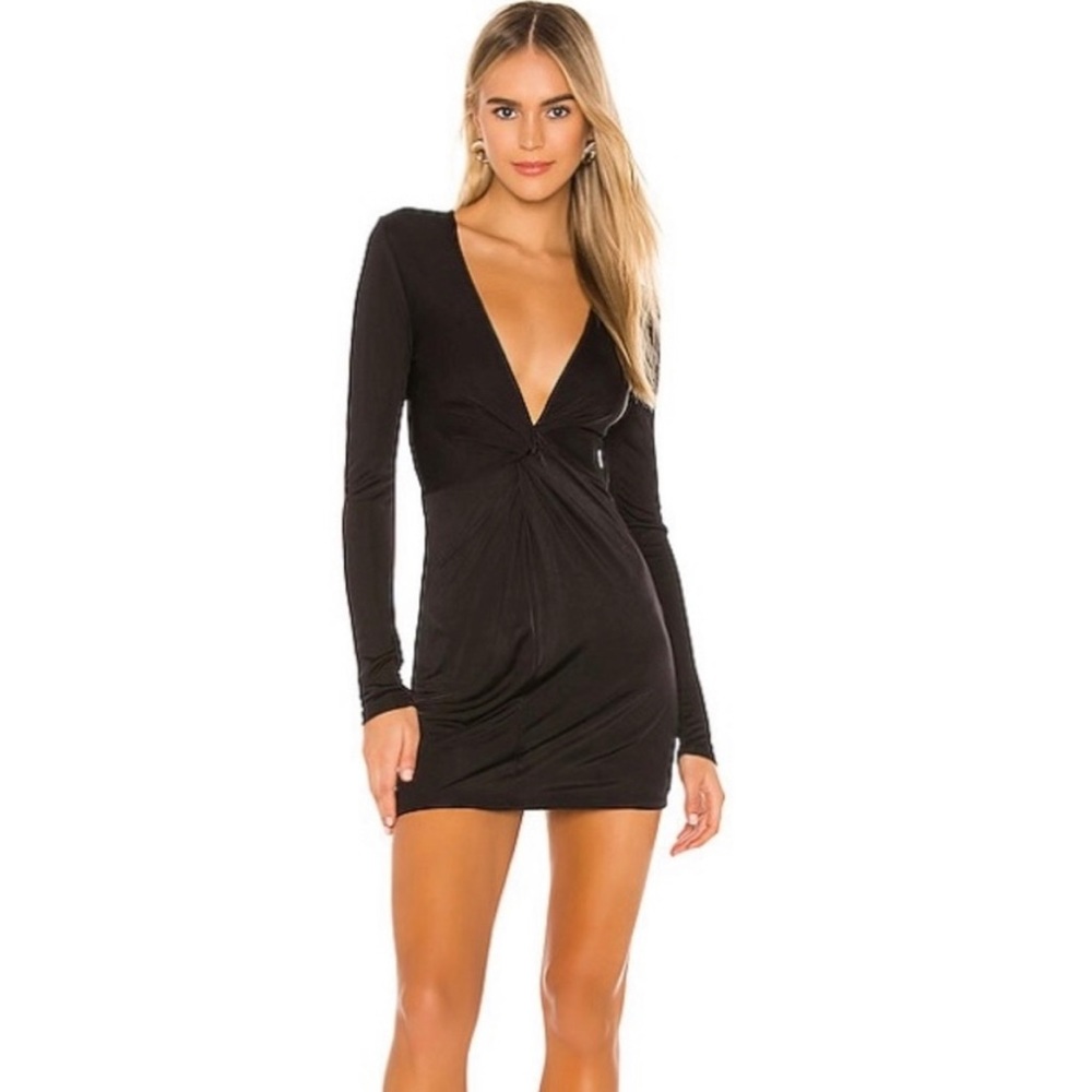 MICHAEL COSTELLO X REVOLVE Marlene black dress small/med